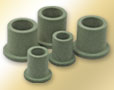 Bunting NN081006 Nylon Sleeve 0.6250 in OD Plain Nylon 10 Pack 0.5000 in Bore 0.3750 in Length Bearing